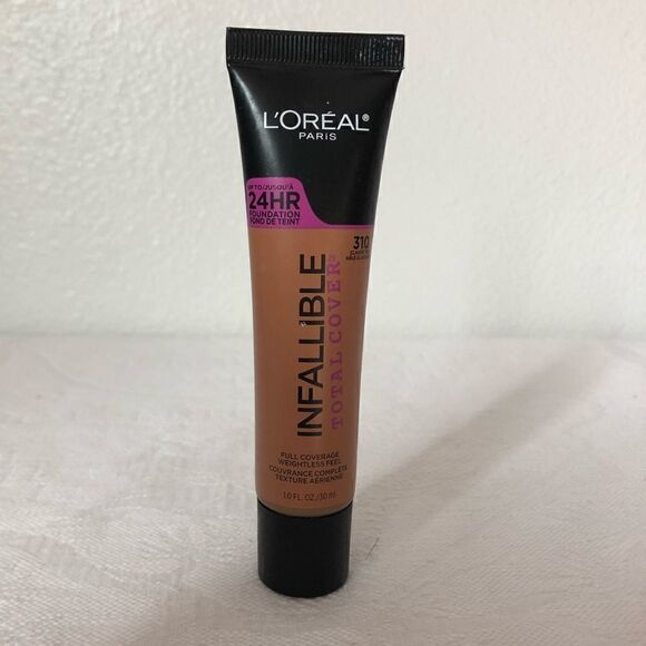 5/$25 SALE L'OREAL PARIS Infallible Total Cover Foundation 310 30 ml - Picture 3 of 6